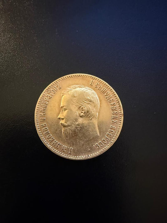 1902 Russia 10 Rubles Gold Coin – Nicholas II – Imperial Russian Gold