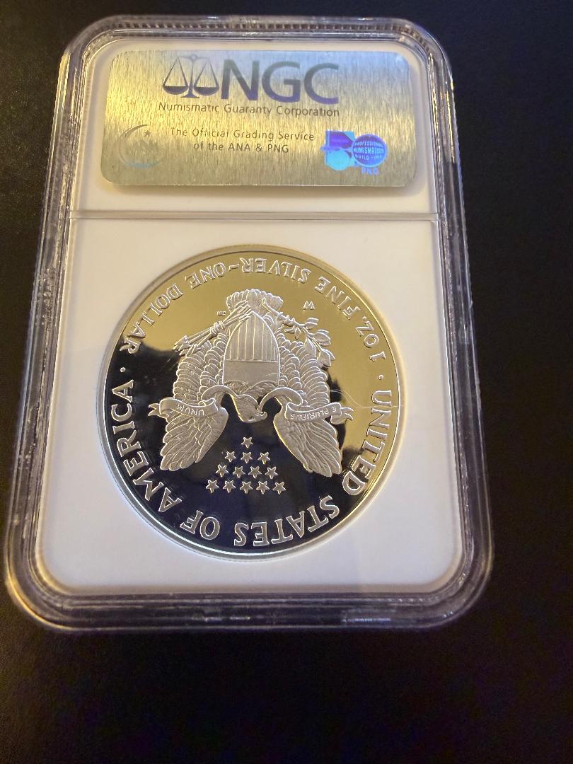 2007-W American Silver Eagle Proof – NGC PF69 Ultra Cameo (Early Releases)