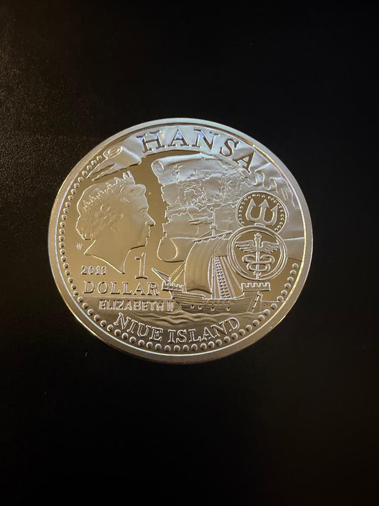 2010 Niue $1 “Hanseatic League – Hansa”