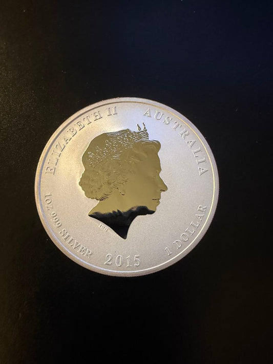 2015 Australia Year of the Goat – 1 oz Silver Coin – Perth Mint Lunar Series II