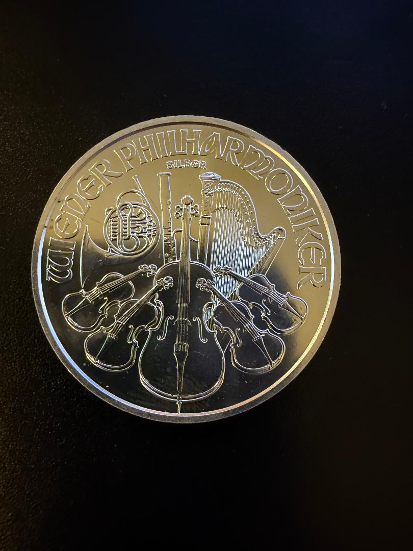 2021 Austria 1.50 Euro Silver Philharmoniker- 1 Troy Ounce