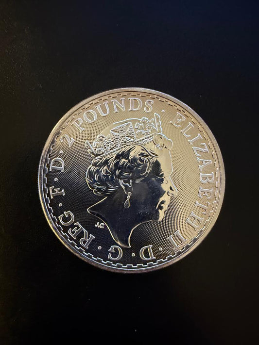 2021 Great Britain Silver Britannia – £2 – .999 Fine Silver 1 Troy Oz