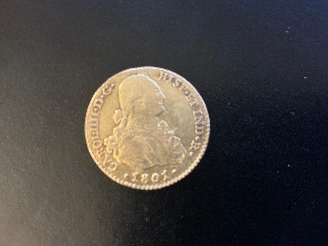 Spain 1801 Gold 2 Escudos – Carlos IV