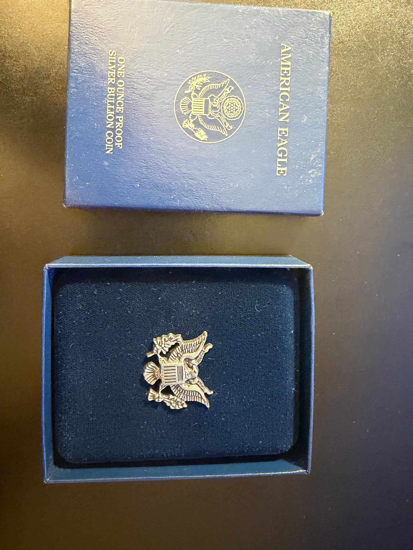 United States 1 Dollar 2002‑W Silver American Eagle Proof – Original Mint Packaging
