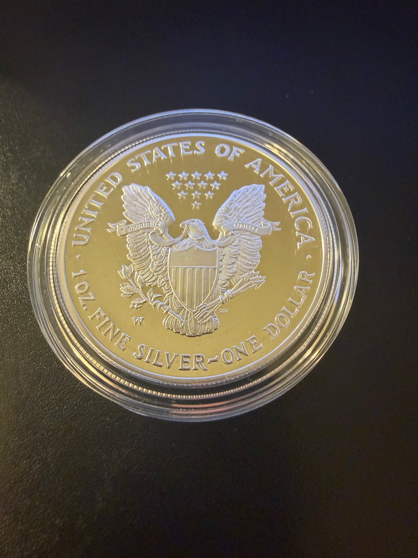 United States 1 Dollar 2002‑W Silver American Eagle Proof – Original Mint Packaging